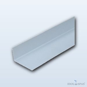 L-profil poplastovaný vnitřní 50×20 mm, délka 2 m