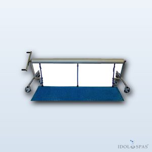 Aufrollvorrichtung PLUS fahrbar für Pools mit einer Breite von 3,2–5,0 m – Komplettset
