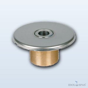 Bronzová vratná tryska s krytem a kuličkou 18 mm, 1½" × 40 mm