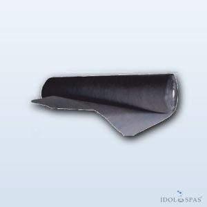 Geotextil 300 g/m² mit Antischimmel-Behandlung, schwarz, eingebrannt (Pack. 100 m²)