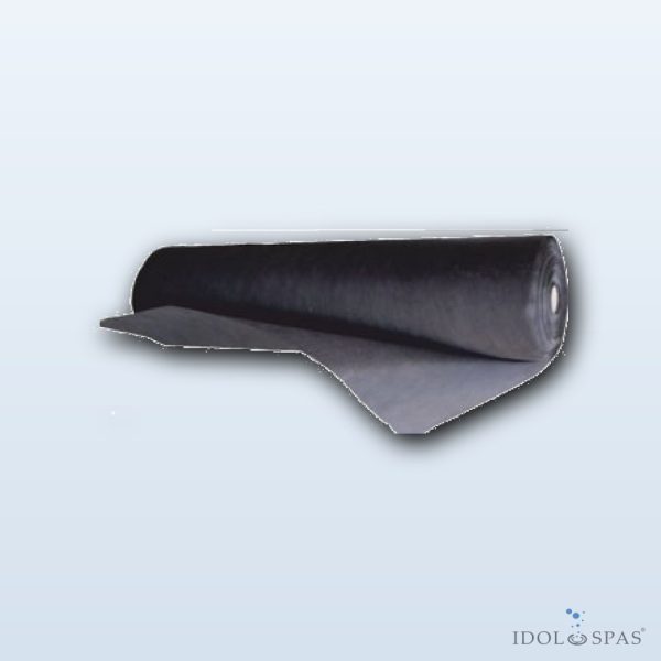 Geotextil 300 g/m² mit Antischimmel-Behandlung, schwarz, eingebrannt (Pack. 100 m²)