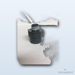 Přechodový nipl závitový M/F 3/8" × 1/2"