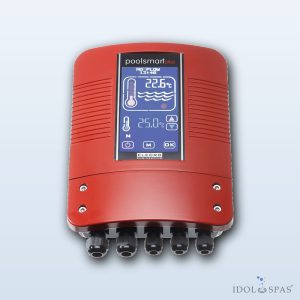 Sestava Poolsmart pro řízení výměníků s měřicím T-kusem, čidlem a čerpadlem Grundfos