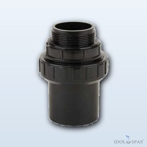 Černé šroubení 1 1/2" pro filtrační jednotku TOP