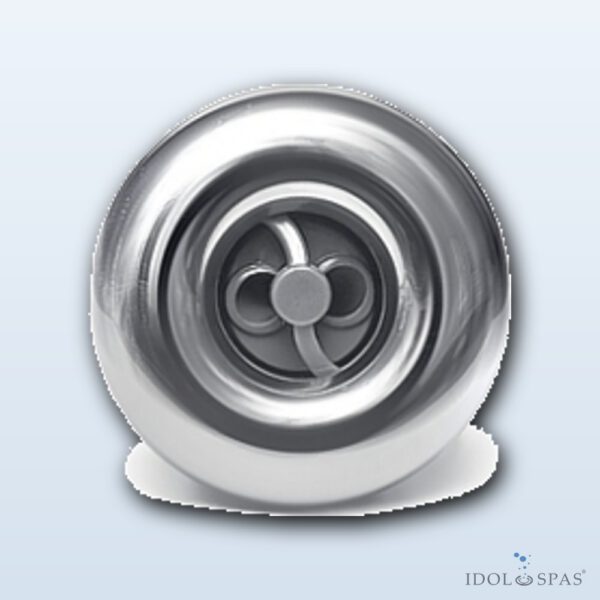 Rising Dragon Masážní tryska 2" (54 mm) Face Spinning Smooth Stainless Steel K77989-02