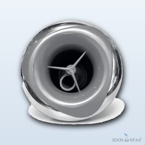 Rising Dragon Masážní tryska 4" (108 mm) Alpha Single Pulse Stainless Steel K66994-01