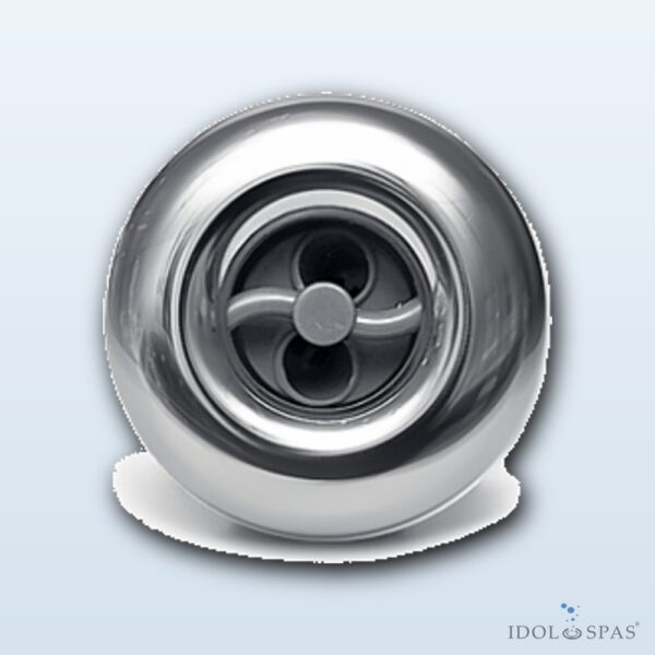 Rising Dragon Masážní tryska 2,5" (62 mm) Face Spinning Smooth Stainless Steel K77990-02