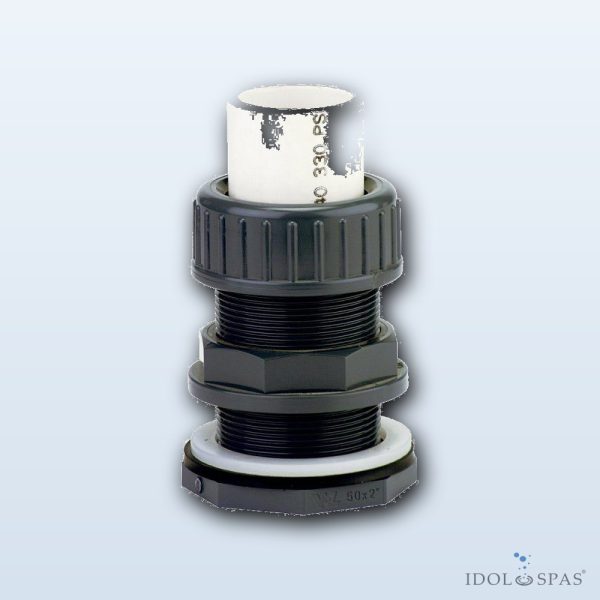 Wall bushing with clamping nut, through-type – d63