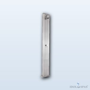 DADA S solar shower, inox paint