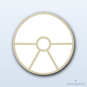 Star Seal for the Emaux TOP SS Six-Way Valve