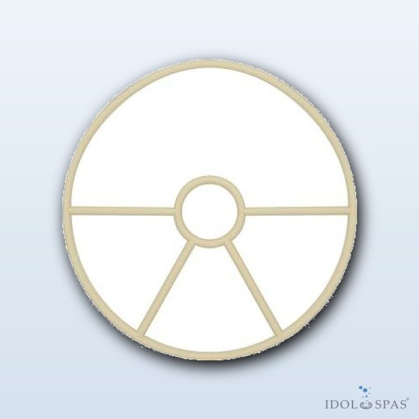 Star Seal for the Emaux TOP SS Six-Way Valve