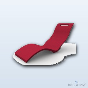 Lehátko Serendipity Chaise Outdoor – červená (Rosso)