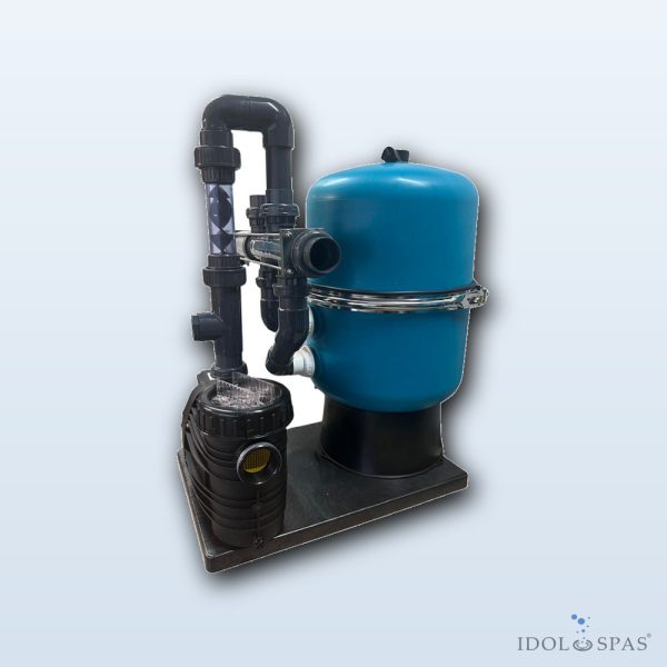 Filtrační jednotka Martinic QS 400 – Badu TOP II/8, 8 m³/h, BESGO s mixerem