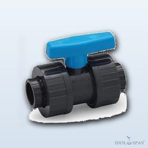 Zweiwege-Kugelhahn PVC d2 × 2, Innengewinde