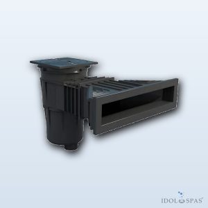 Skimmer SLIM antracit (RAL 7016) – 17,5 l