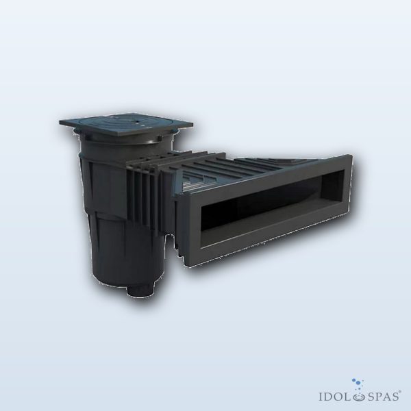 Skimmer SLIM antracit (RAL 7016) – 17,5 l
