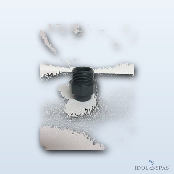 Adapter Nipple with Thread M/F 1/2" × 3/8"