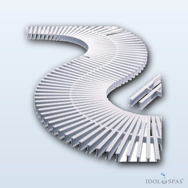 Segmented Overflow Grating 245 × 35 mm