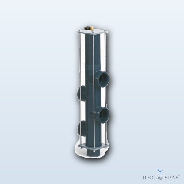 Automatisches Fünf-Wege-Ventil BESGO d50 mm, Länge 204 mm, Durchfluss 20 m³/h