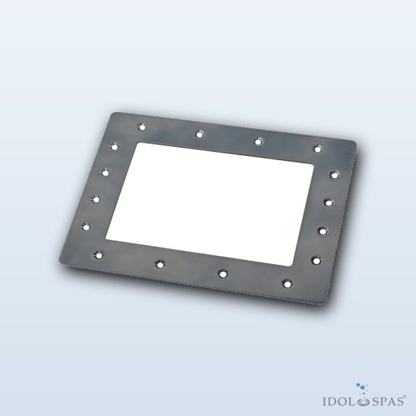Duplex Flange for Skimmers 11309, 11310 and 17109 – stainless steel