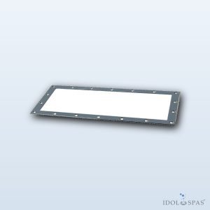 Duplex Flange for Slim Skimmer 56176 – stainless steel