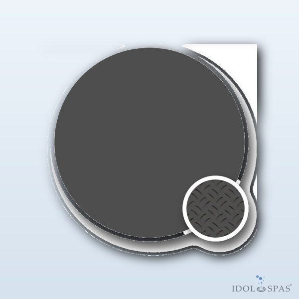 ELBE SBG Elite 1.5 mm Black Stone Pool Liner – Width 1.65 m (Anthracite, Code 799)