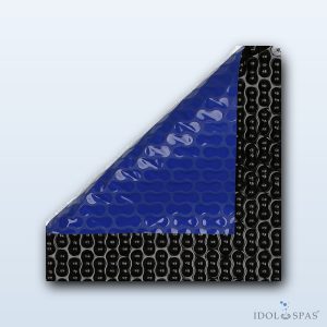 GeoBubble 400 mic Solar Cover – Blue/Black, Width 5.5 m