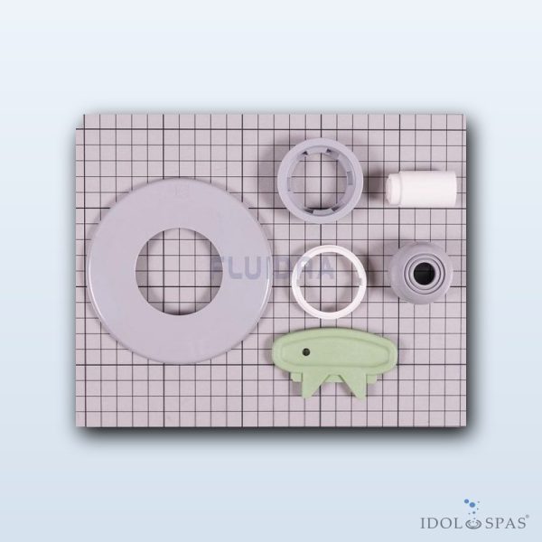 Spare Parts Set for Jet 330CL129 – Ring, Cap, Ball, Wrench (Grey)