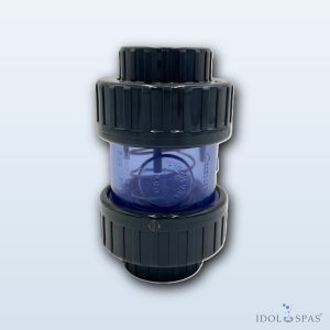 Zpětný ventil transparentní d75 PVC PN16 EPDM