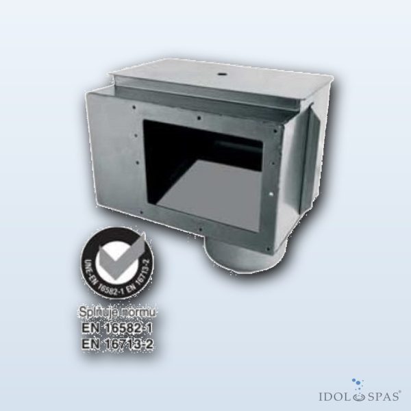 Stainless Steel Skimmer A100 2 AISI 316 (without Seal and Frame)