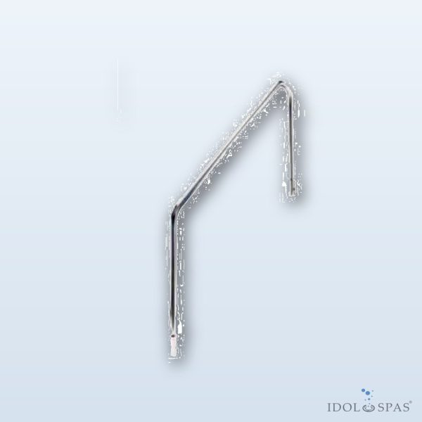 Stainless Steel Railing (Handrail) with Flanges, Length 1524 mm, AISI 316