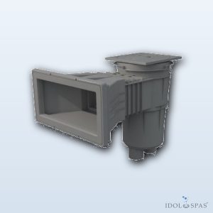 Plastový skimmer 17,5 l – šedá (RAL 7004)