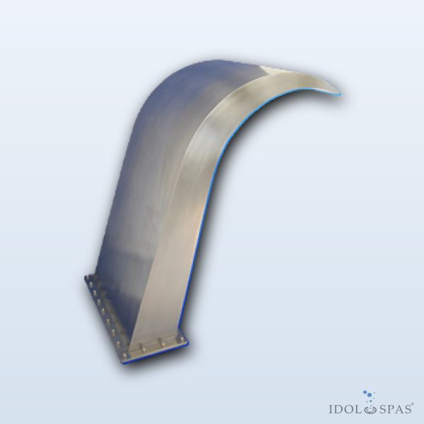 Water Spout Lion in Stainless Steel AISI 316, Matt, Width 600 mm