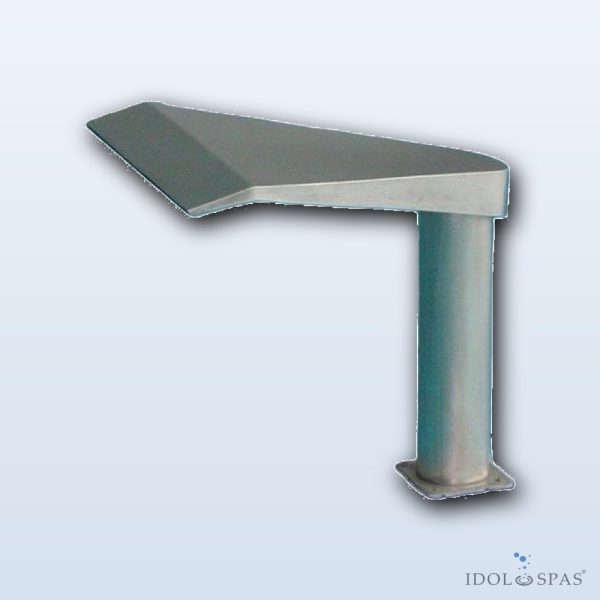 Water Spout Taurus in Stainless Steel AISI 316, Matt, Width 600 mm