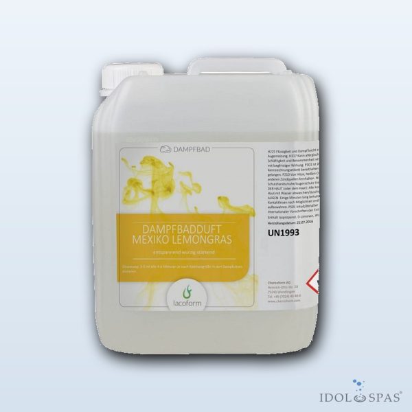 Dampfbadessenz 5 l – Mexiko Lemongras
