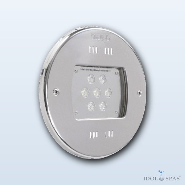 Bronzový LED reflektor 28/4 pro bazény – 24V DC, 6000 K