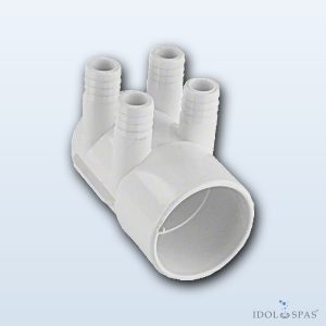 Waterway Water Manifold 4 Outlets, End d60 – 3/4"
