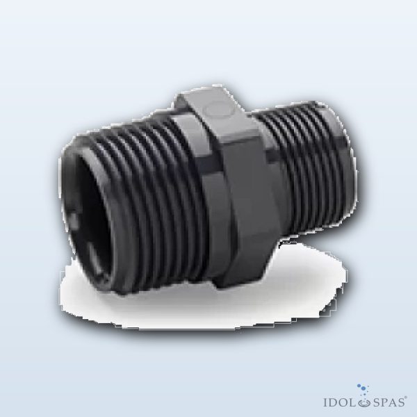Dvojitý nipl redukovaný d1"x 1/2"
