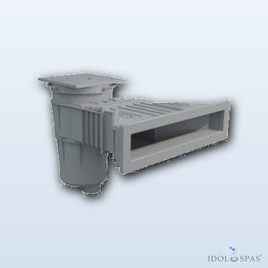Skimmer SLIM šedý RAL7004