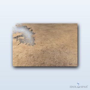 ELBE SOLID Stone Amber pool liner, width 1.65 m