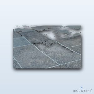 ELBE UNIQUE Tile Dolomite Grey pool liner, width 1.65 m