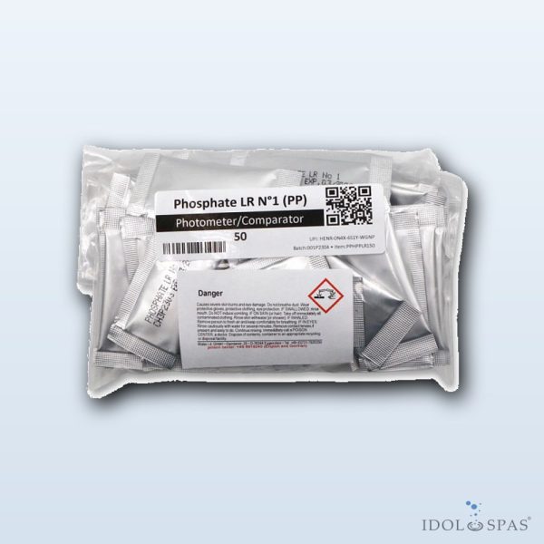 PoolLab Reagent – Phosphate LR 1 (PP) for Phosphate Measurement, 50 Sachets