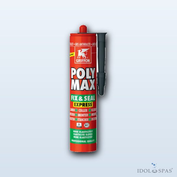 POLY MAX FIXaSEAL EXPRESS – Assembly Adhesive and Sealant in One, Clear, 290 ml
