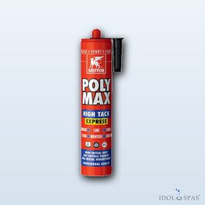POLY MAX HT EXPRESS – Montagekleber mit extremer Anfangsfestigkeit, schwarz, 435 g