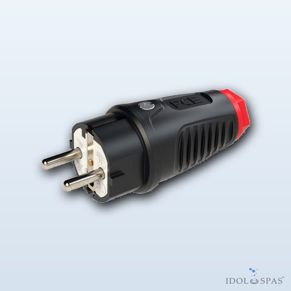 Gummistecker 16 A / 250 V, IP54