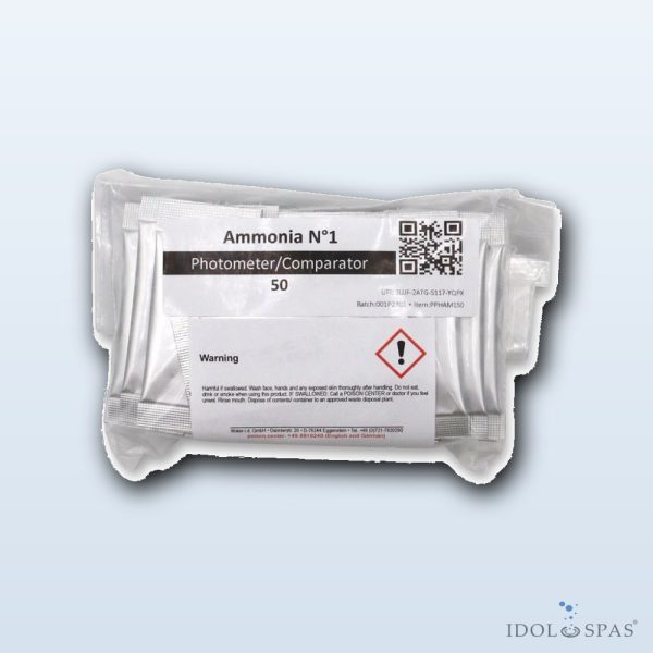 Tablets for PoolLab - Ammonia 1, reagent for ammonia measurement (50 sachets)