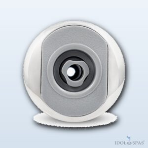 LVJ Phantom Triangle adjustable point jet 2" light grey/chrome (L-4171TGJ)