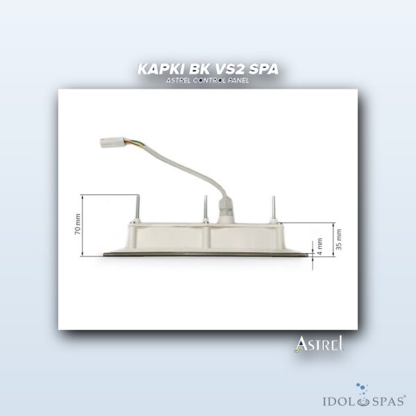 Astrel Ovládací panel KAPKI BK VS2 SPA (PFATIC035000) - Obrázek 2