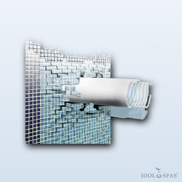 PVC-Flexschlauch PROTECT mit chlorbeständiger Schicht, d = 63 mm - Obrázek 2