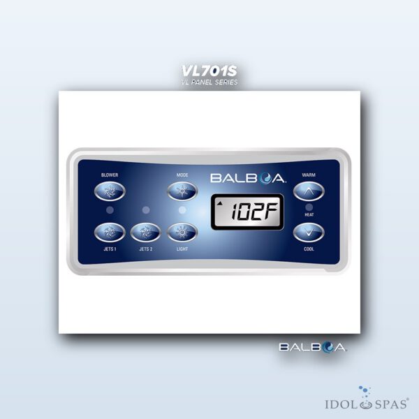 Balboa Ovládací panel VL701S - 53189-02 - Obrázek 2
